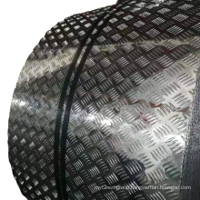 5005/3003/5052 Embossed chequered  5 bar Aluminium plate checkered plate